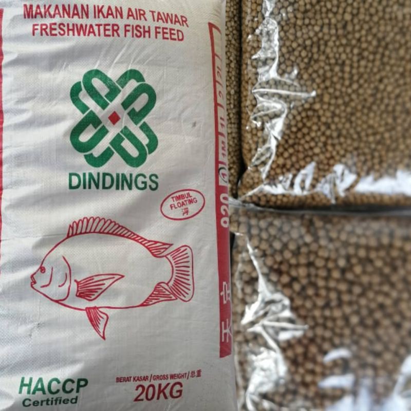 Dindings 920, 980 Freshwater Fish Feed [1kg] / Makanan Ikan Air Tawar