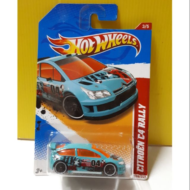 citroen c4 rally hot wheels