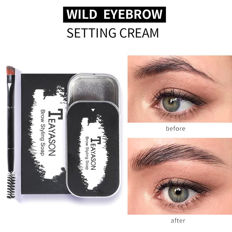 READY STOCK Wild Eyebrow Shaping Soap Longlasting Waterproof Eyebrow