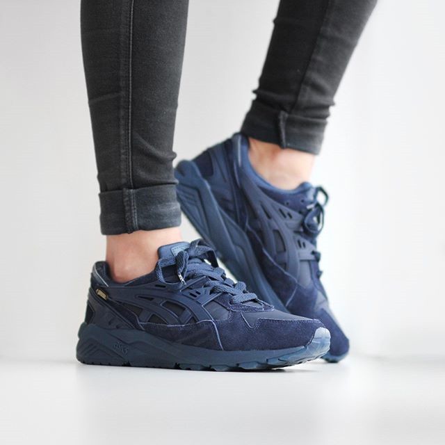 asics gel kayano trainer dark grey