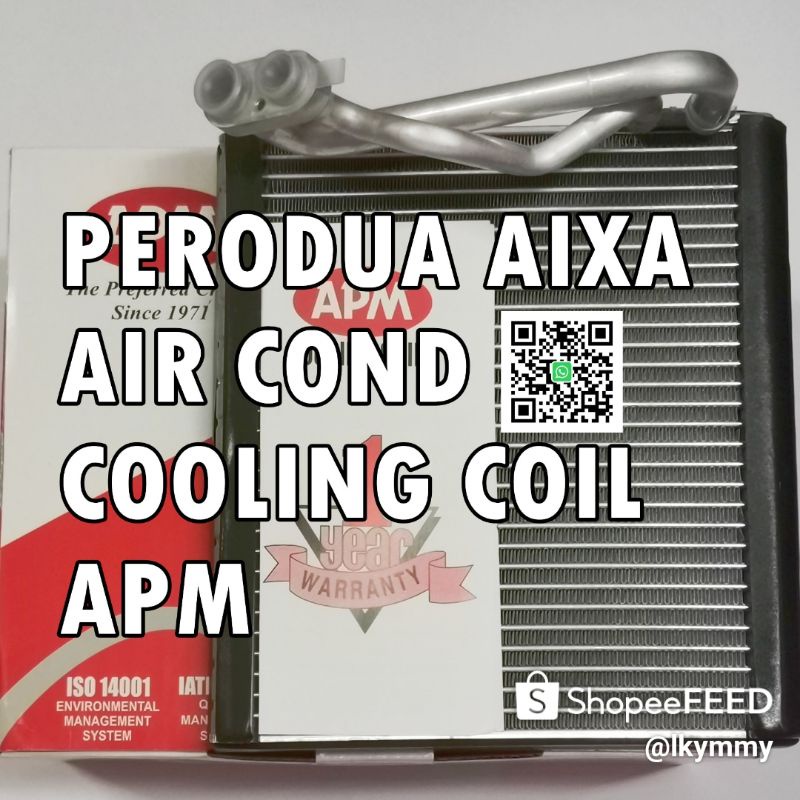 Perodua Axia Air Cond Cooling Coil Apm Shopee Malaysia