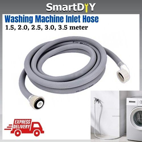 Washing Machine Inlet Hose Washer Pipe Connector 1.5m / 2.0m / 2.5m / 3 ...