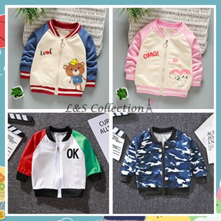 【C076】Baby Children Kids Jacket Sweater Outerwear Boy & Girl Fashion suitable for spring autumn winter Korean Style