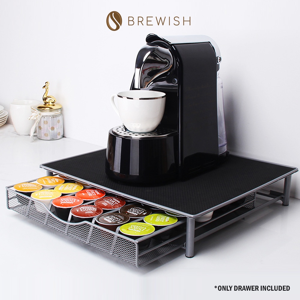 BREWISH Barista 36 Capsules Coffee Pod Storage Rustless Alloy Holder
