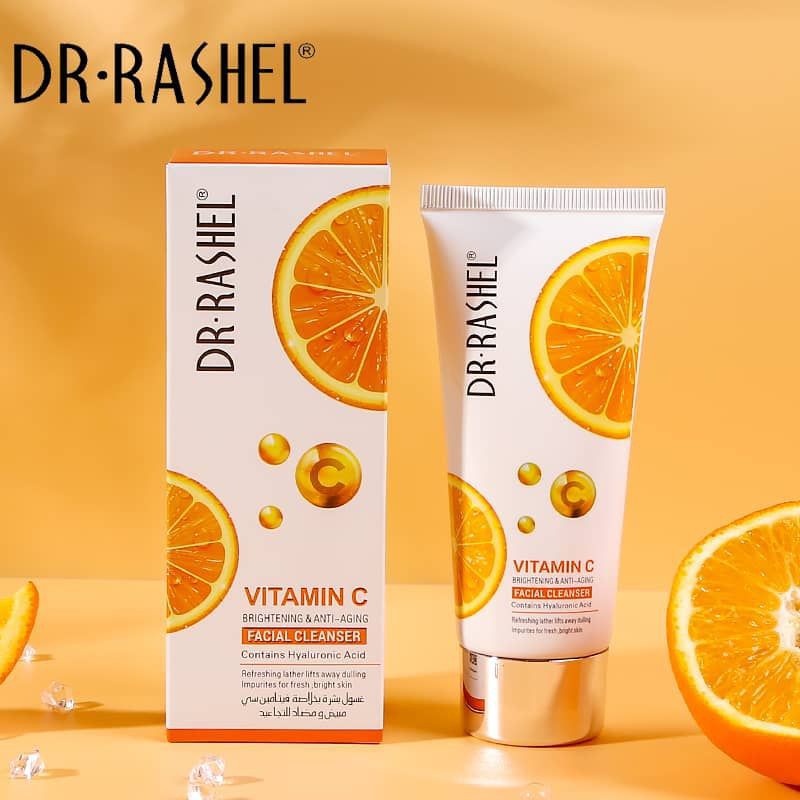 Produk Penjagaan Kulit Dr Rashel Vitamin C Brightening Anti Aging Facial Cleanser Shopee Malaysia