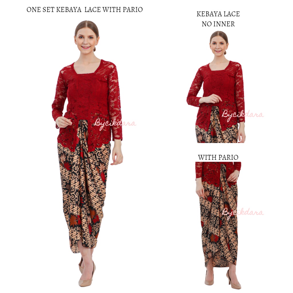 Buy Kebaya Lace With Lining Baju Kebaya Indonesia Kebaya Luna Kebaya Lace Kebaya Bali Kebaya Brukat Seetracker Malaysia