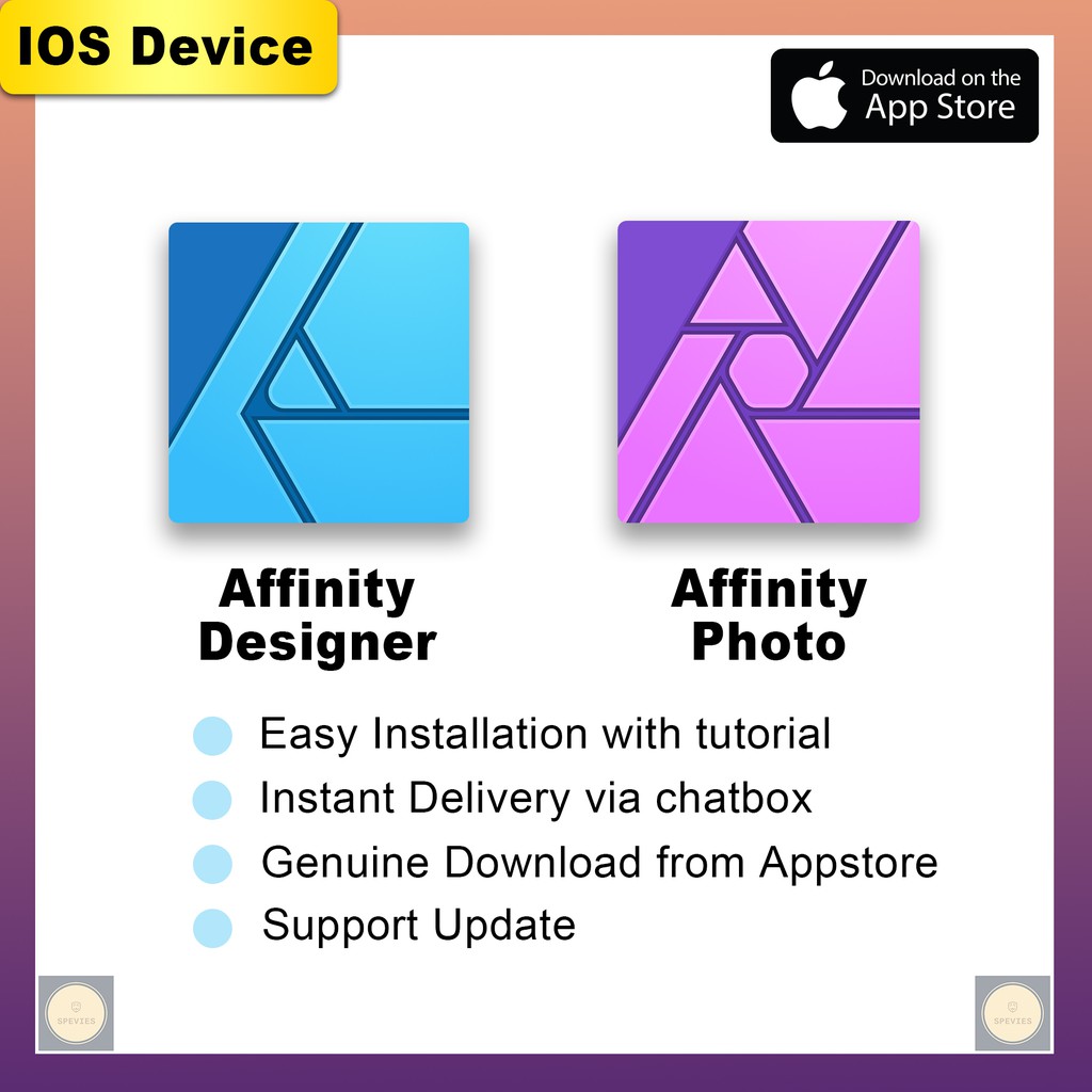 Affinity designer ios 14 assets