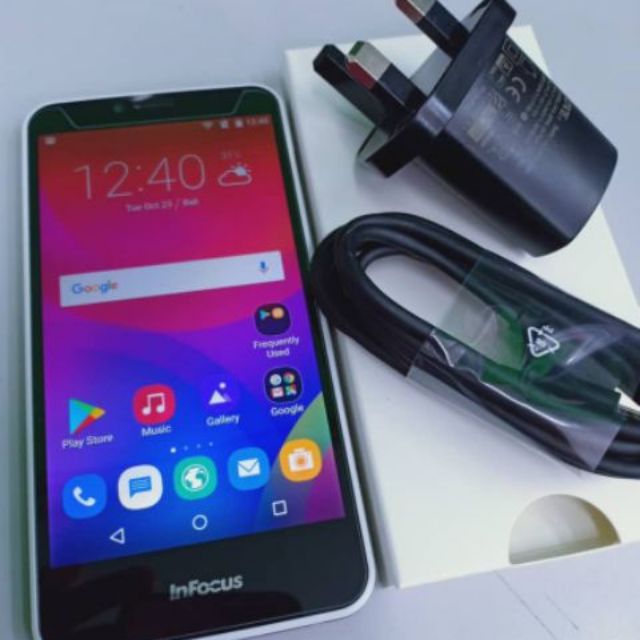 Hot Sales 4g Hp Infocus M370 Free Tempered Glass Free Handsfree Shopee Malaysia