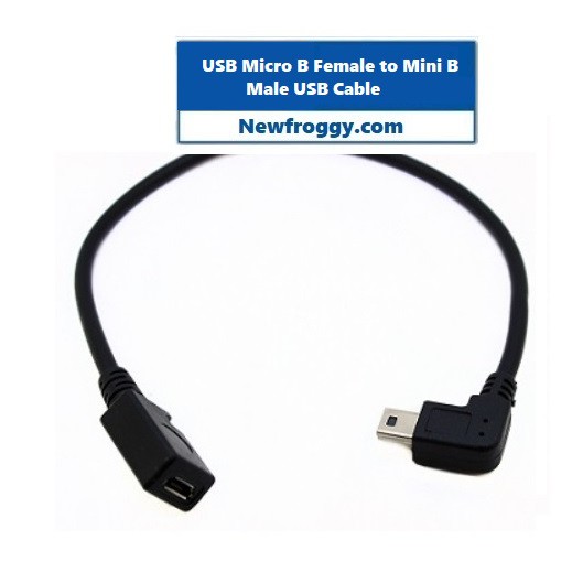 Usb Micro B Female To Mini B Male Usb Cable Shopee Malaysia 5215
