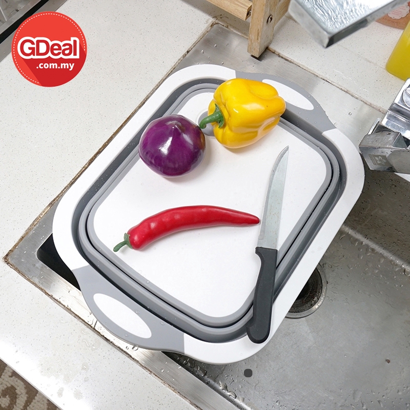GDeal EXTRA THICK CHOPPING BOARD MULTI FUNCTION / FOLDABLE KITCHEN CHOP BOARD / CUTTING BOARD / PAPAN PEMOTONG PAPAN