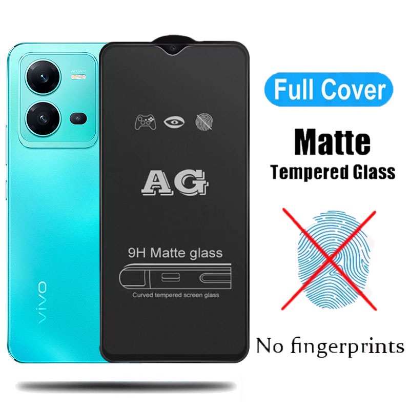 Anti Blue Light Ag Matte Full Tempered Glass Vivo V25 V25e V23e 5g 4g 2022 Shopee Malaysia 6789