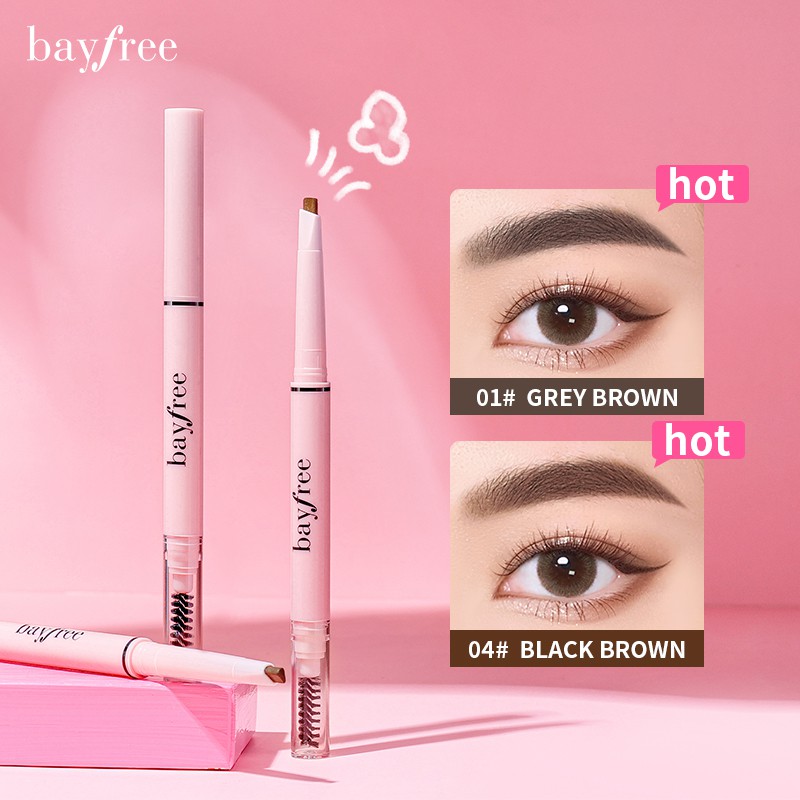 Quality Multi Bayfree Double Triangle Definer Eyebrow Pencil Waterproof Must - Image 5
