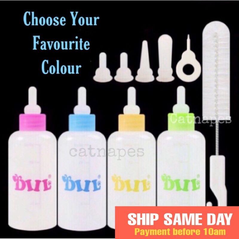 Botol Susu Anak Kucing Cat Kitten Nursing Kit Feeding Bottle Set