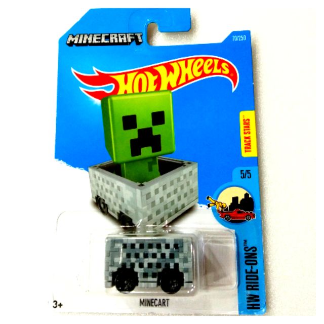 hot wheels minecart