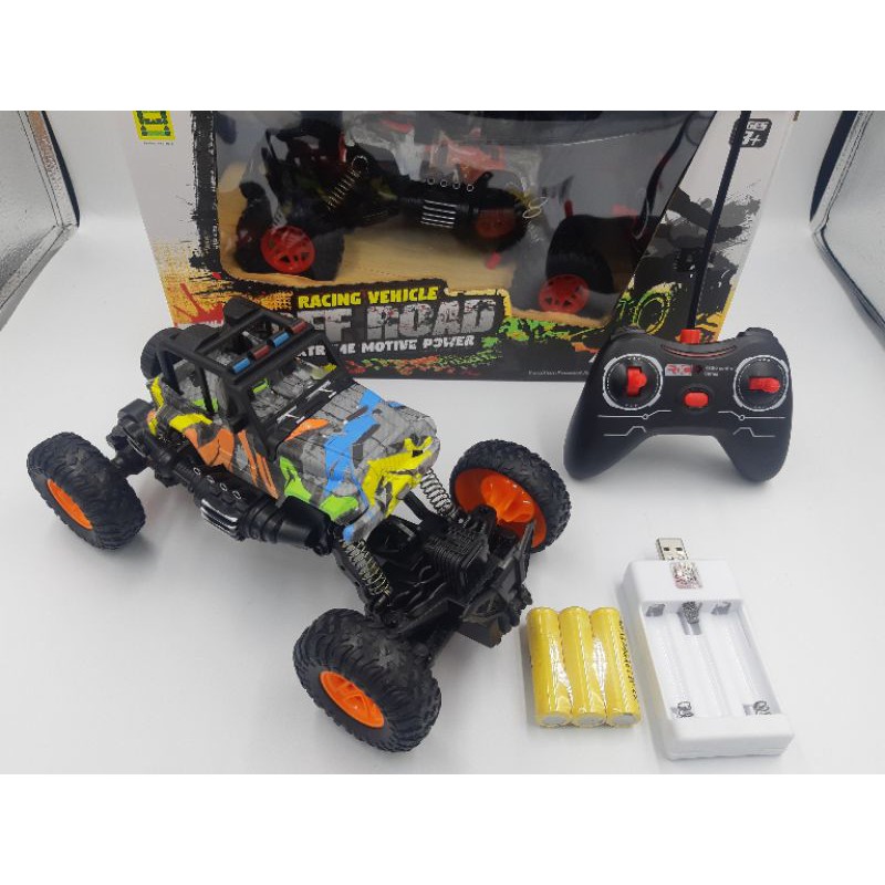 FREE BATTERY RC Car Four-wheel Drive Remote Control Toy 1:18 High Horsepower Climbing Car Kids Toys.