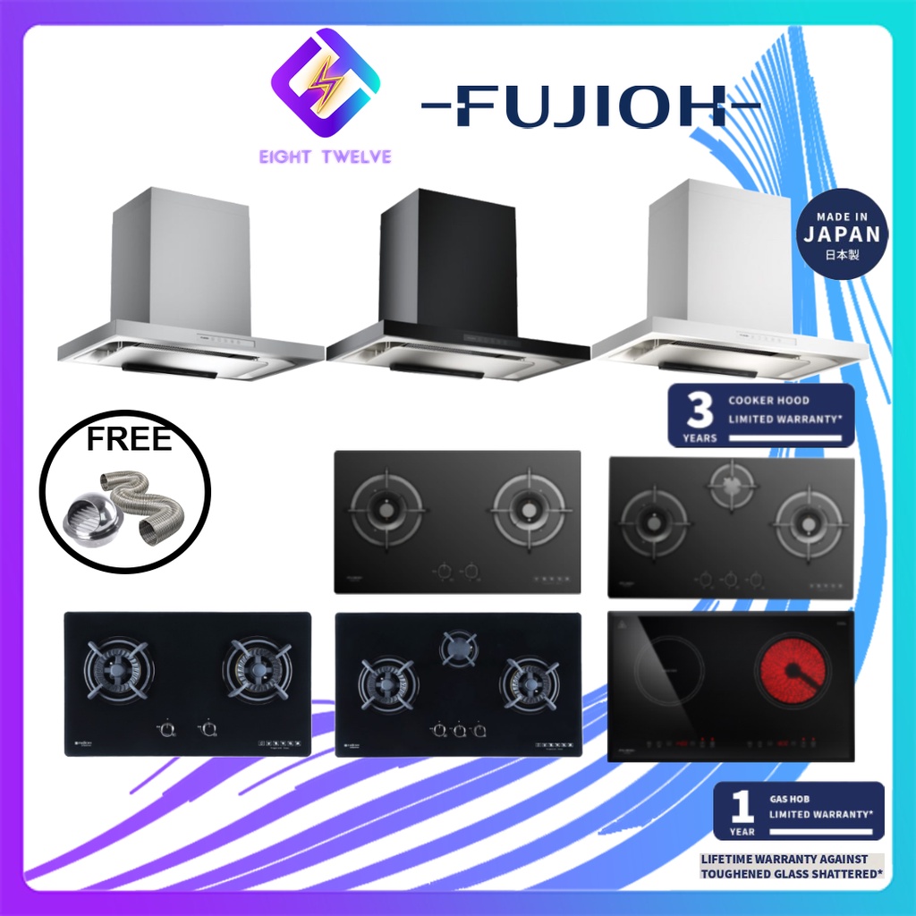 Fujioh Built In Chimney Cooker Hood & Hob Variant Shopee Malaysia