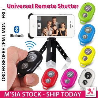 《 𝗙𝗥𝗘𝗘 𝗕𝗔𝗧𝗧𝗘𝗥𝗬 》 10M Bluetooth Shutter Selfie Remote Control Wireless Phone Controller Alat Kawalan Ambil Gambar 蓝牙遥控器