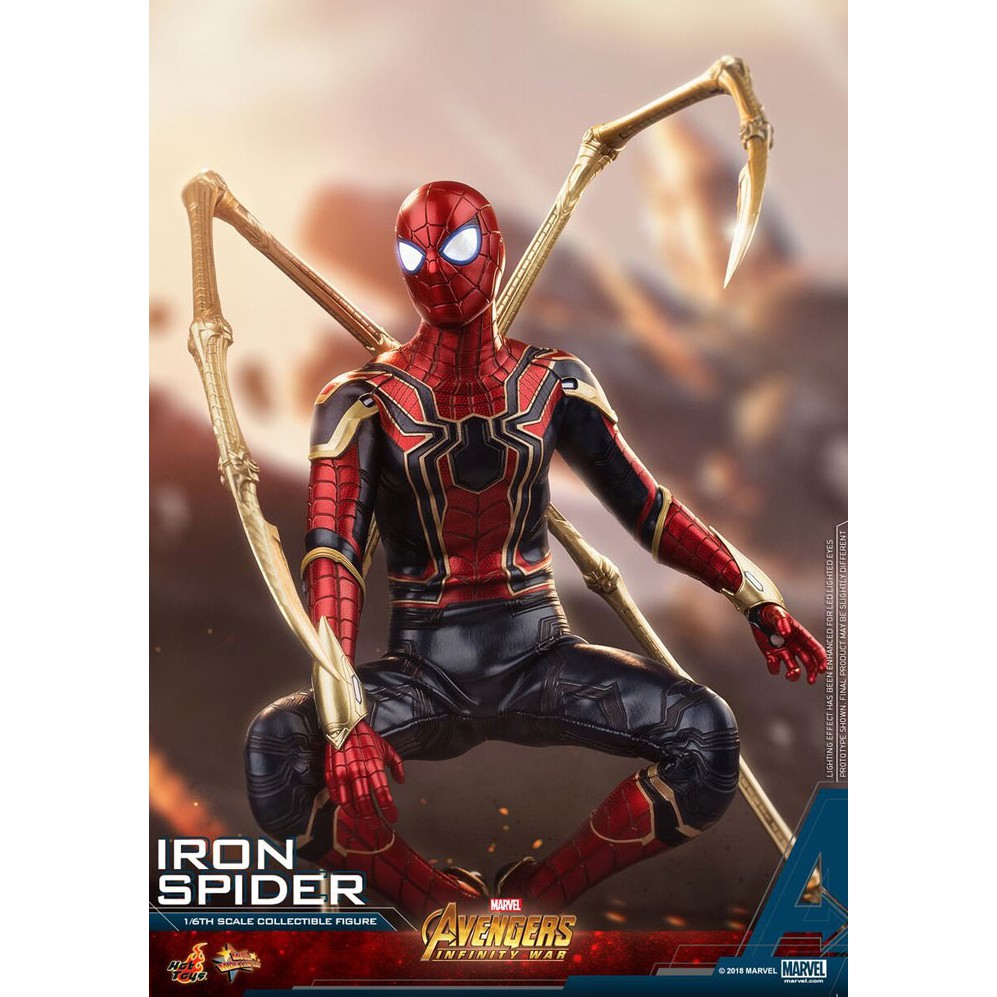 READY STOCK) Hot Toys - Avenger Infinity War - Endgame - Iron Spider -  SpiderMan - 1/6th Scale | Shopee Malaysia