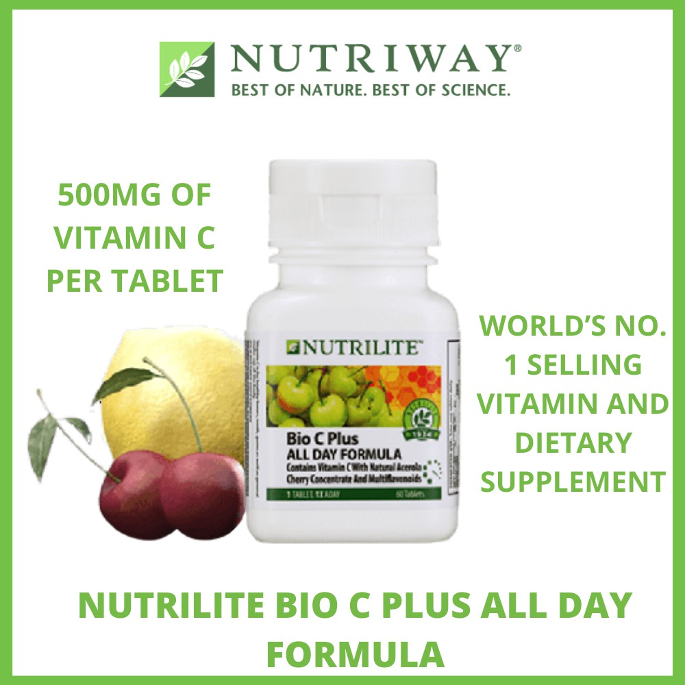 Amway Nutrilite Bio C Plus All Day Formula - Vitamin C - 60 Tab ...