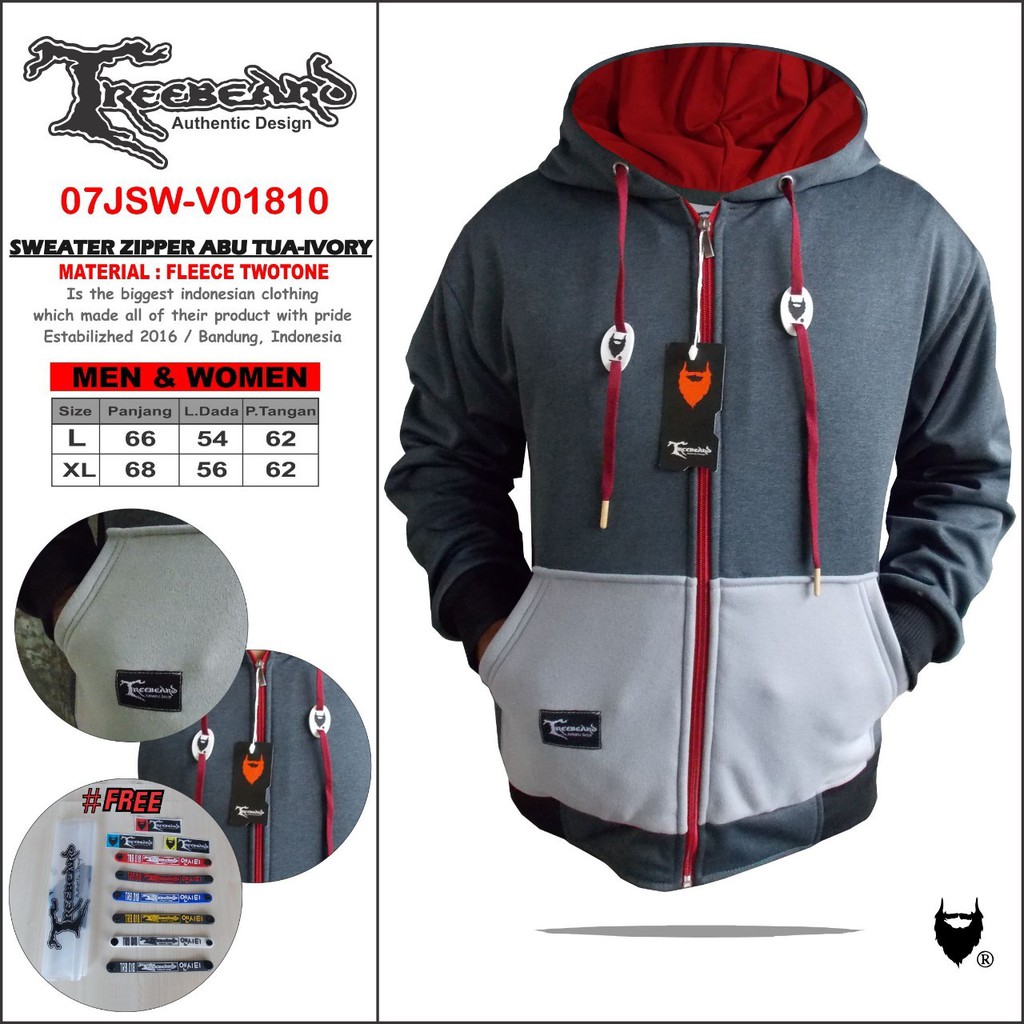 jaket hoodie zipper