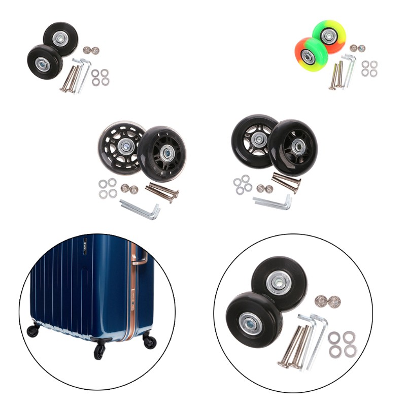 repairing luggage wheels