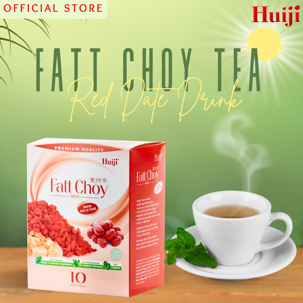 Huiji Fatt Choy Instant Cooling Tea (10 sachets) | Shopee Malaysia