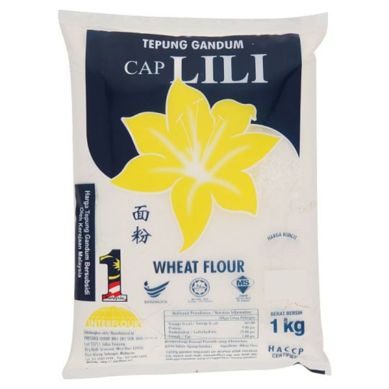 Buy Tepung Gandum Cap Lili 1kg Seetracker Malaysia