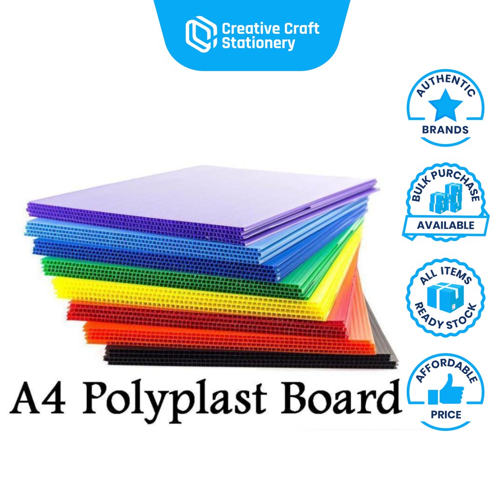 A4 PP Polyplast Impra Corrugated Board 3mm Water proof kalis air