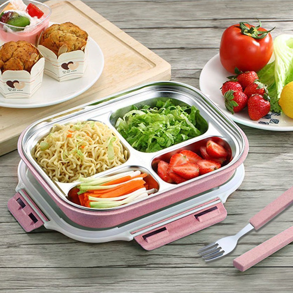 square thermal lunch box