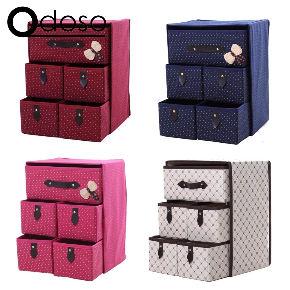 So001 Large Capacity 5 In 1 Drawer Style Diy Organizer Set