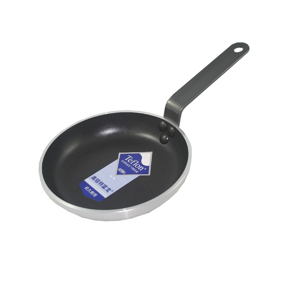 Teflon non-stick coating on a frying pan
