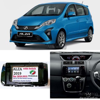 Perodua Alza 2010 2019 10 Android Player Android Casing 1ram 2ram 16gb 32gb Ips Screen Shopee Malaysia