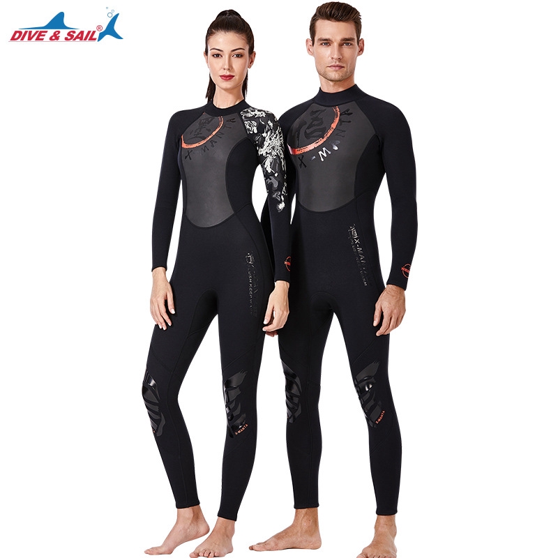 Thermal Print Diving Wetsuit Wet Suit Jumpsuit Full Jumpsuit for Men 1.5MM