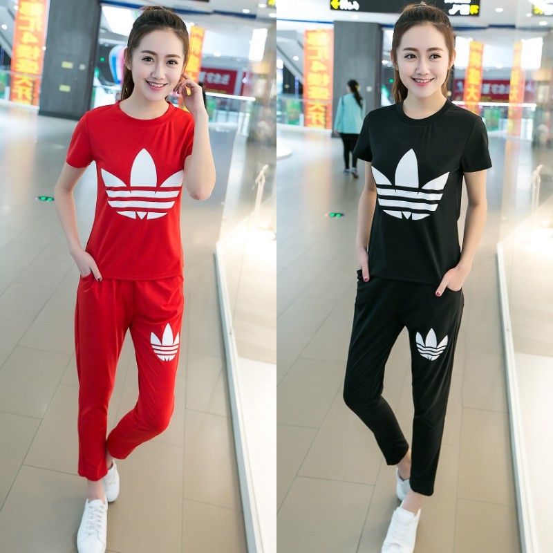 Set Adidas  Baju  Lengan  pendek Seluar panjang  Shopee Malaysia