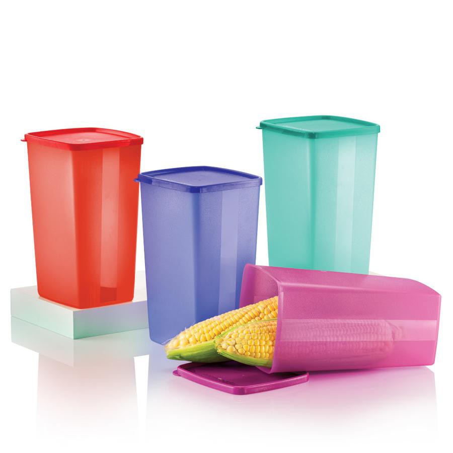 Tupperware Large Square Round 2L