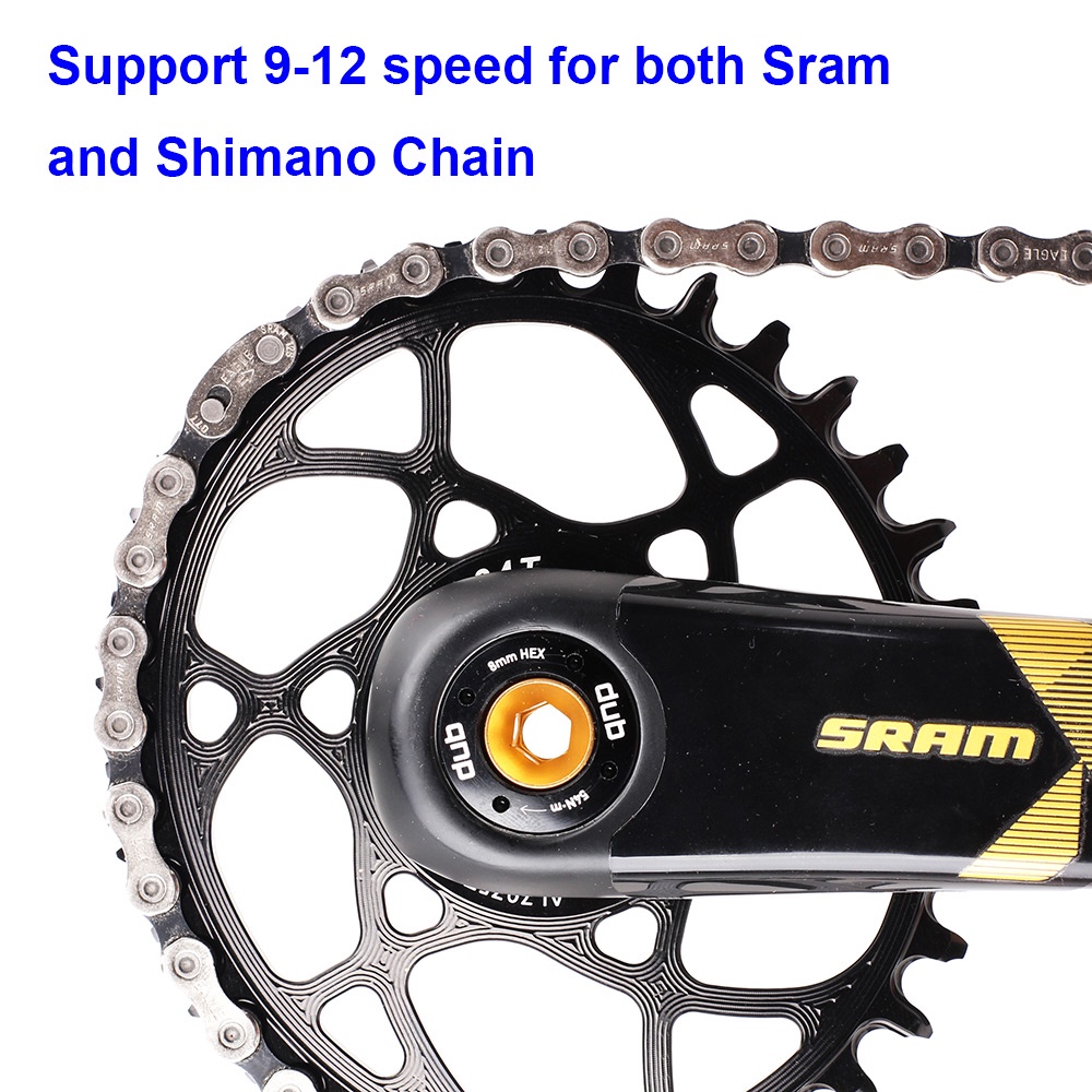 Stone Oval SRAM GXP 6mm Offset 30T-38T Tooth Direct Mount Chainring 