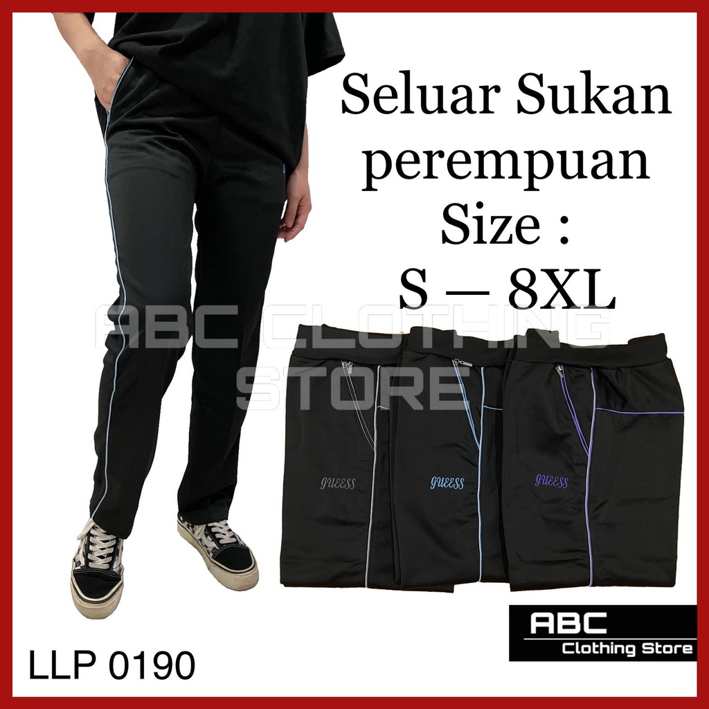 [ S~9xl ]seluar Sukan Wanita Seluar Track Wanita Track Pants Long