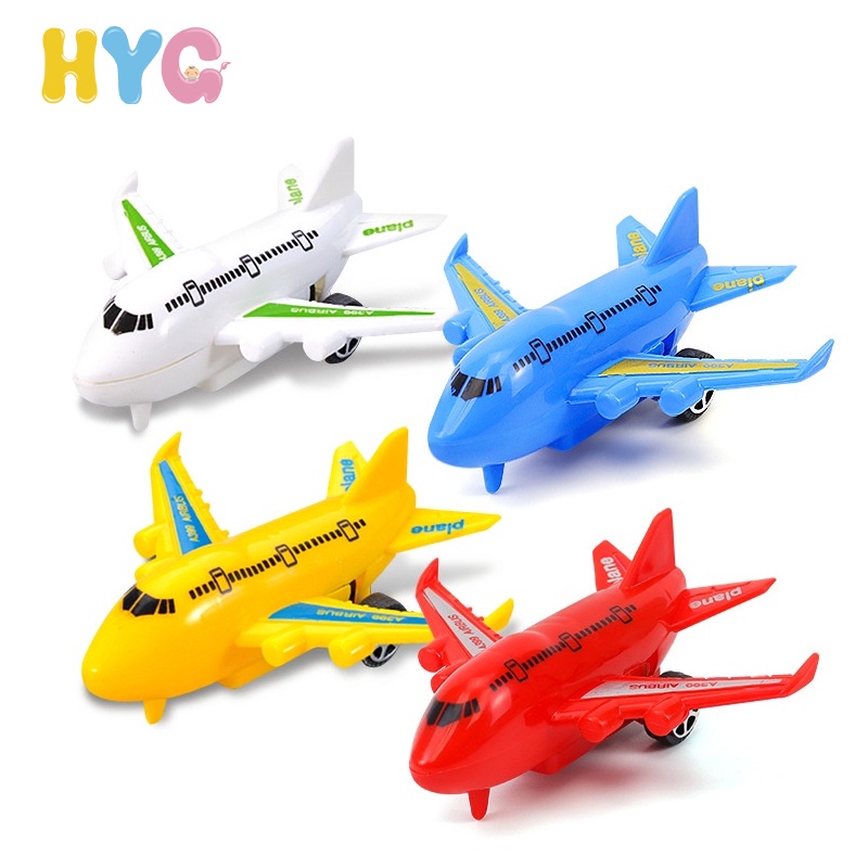 HYG Toys Boy's Toy Car Pull Back Car Mini Airplane Model For Kids Early Toy Gifts