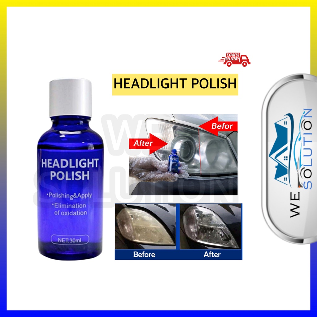 [WS] Headlight Polish Liquid Headlamp Restoration Fluid Headlight