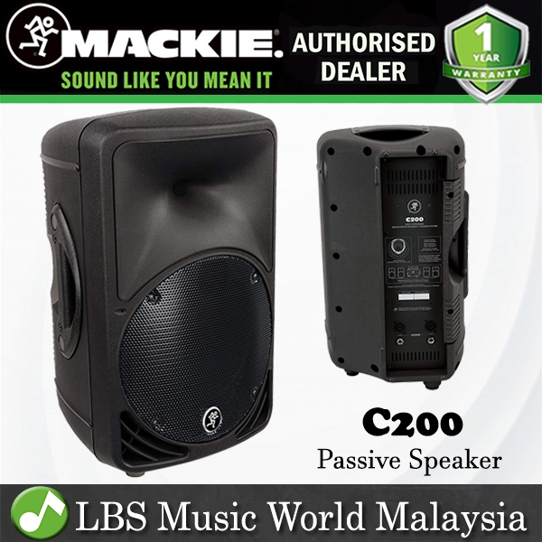 mackie c200 passive speaker