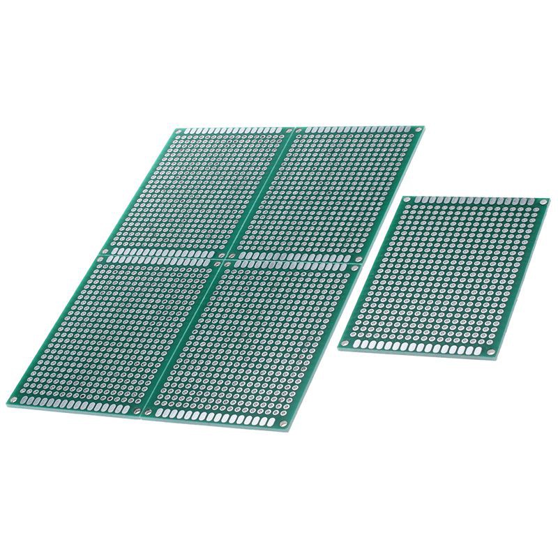 Packs of 5 Double Side Strip Board Printed Circuit PCB Vero Prototyping Track