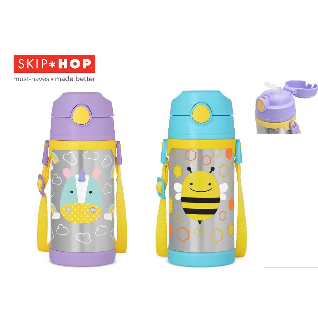 skip hop water bottle stainless steel