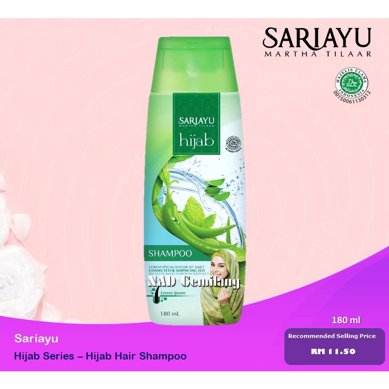 Sariayu Hijab Hair Care Series - Hijab Shampoo 180ml | Shopee Malaysia
