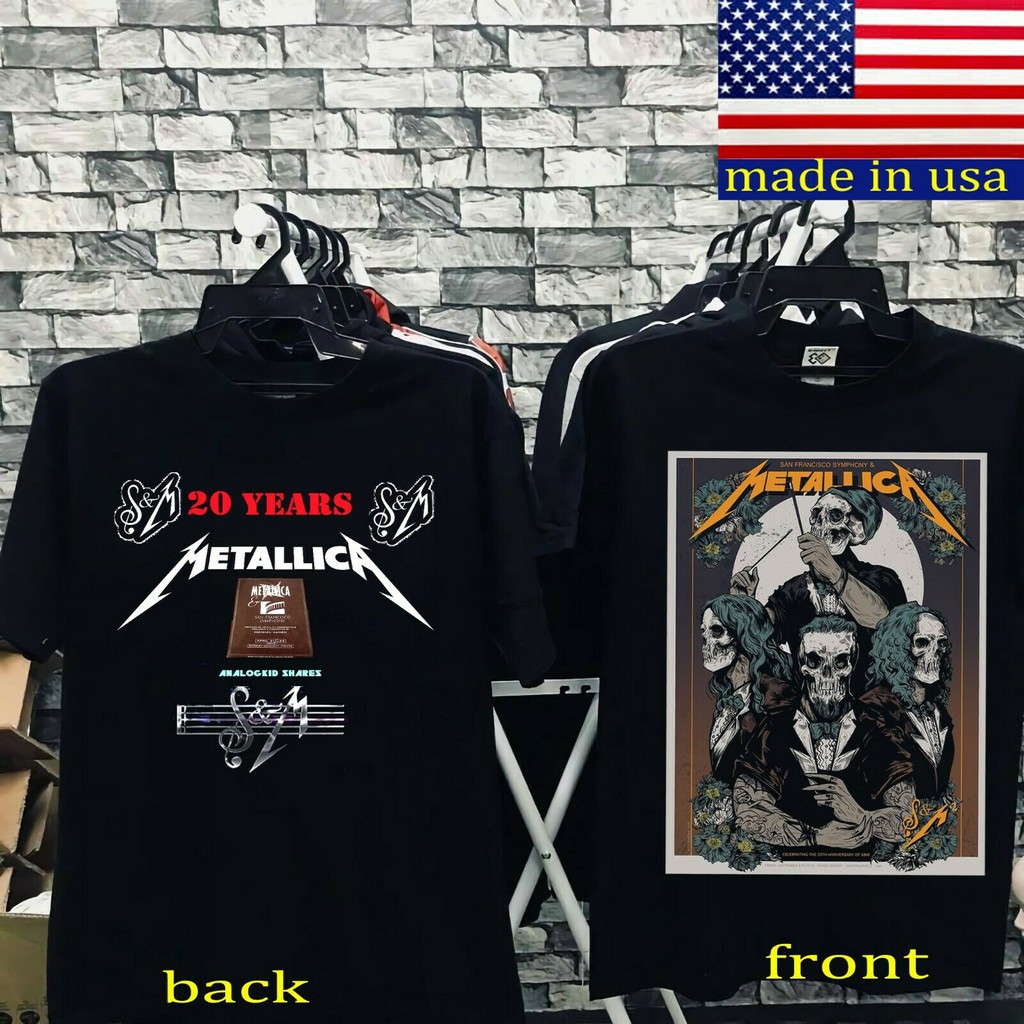 metallica tour t shirt 2019