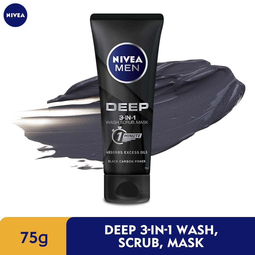 nivea men deep scrub