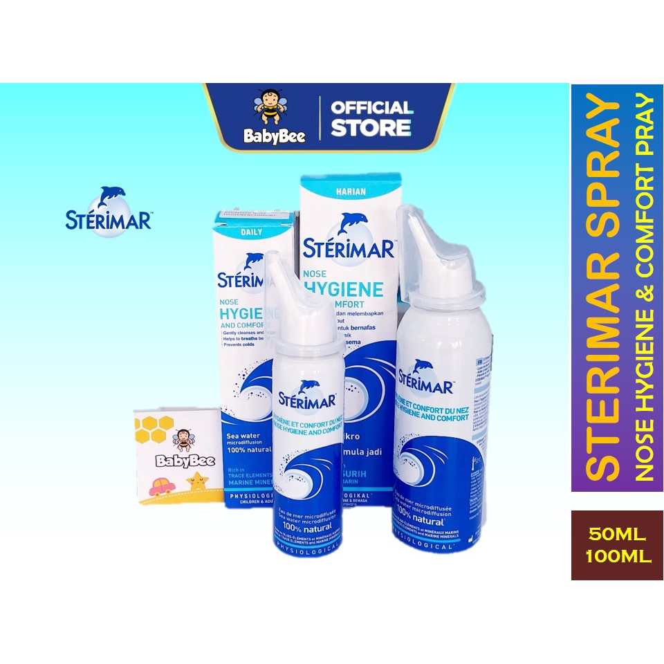 STERIMAR Nose Hygiene & Comfort SPRAY 50ML / 100ML | Shopee Malaysia