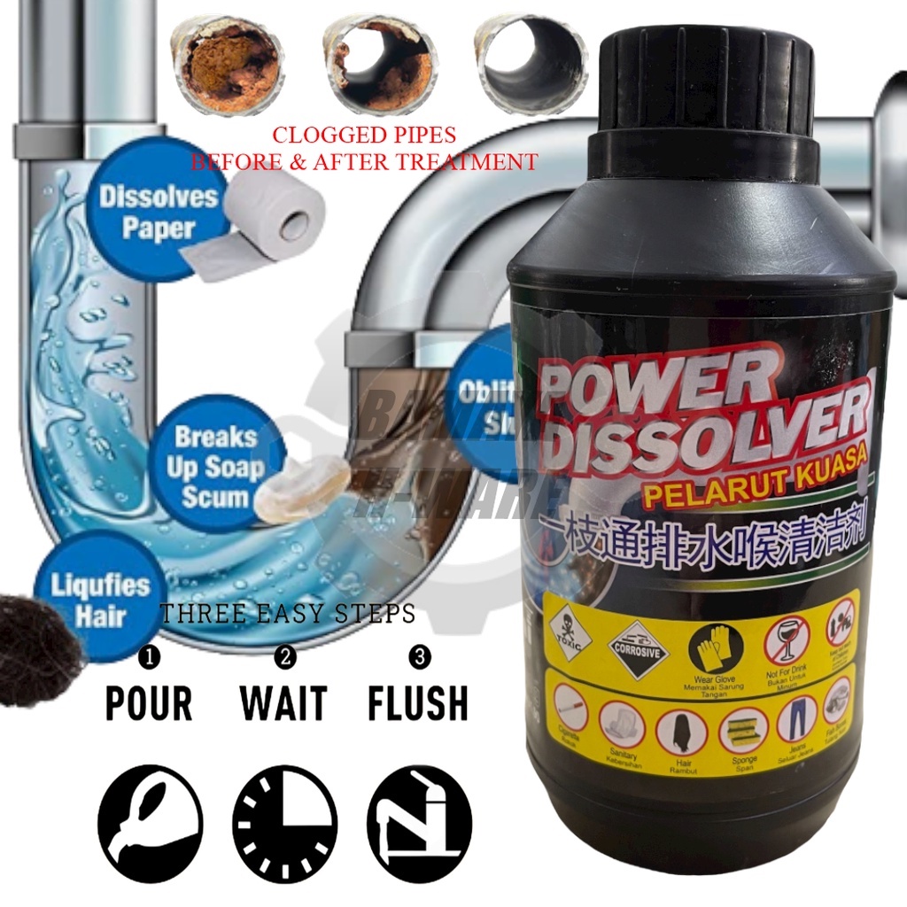 900ML NEW SUPER CLOG REMOVER. Drain Clog Remover for Toilet & Sink