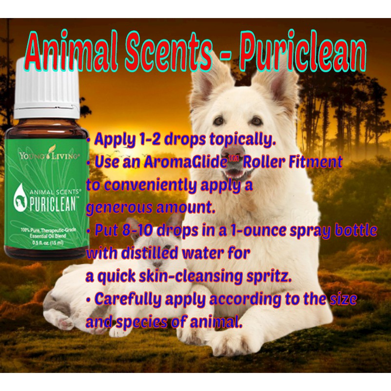 Young Living Animal Scents - Puriclean Essential Blend Oil 15ml | Shopee  Malaysia