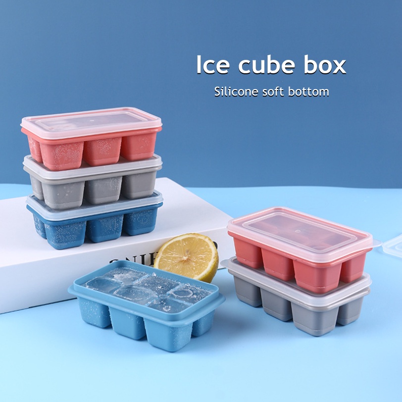 Ice Cube Box A box for making ice cubes silicon Mould  Square Ice  Maker Baby Puree Baby Food Maker Ice Cream Maker.