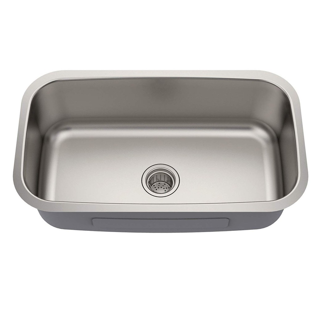 80x46 5cm Kitchen Undermount Sink Single Bowl Extra Deep Basin